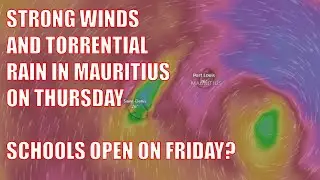 More Rain on Wednesday, Torrential Rain and Strong Winds on Thursday