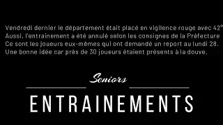 Entrainement réclamé 1