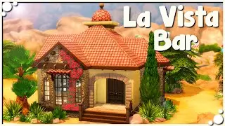 LA VISTA BAR || Budget + Restricted Packs Mini-Series || The Sims 4: Speed Build