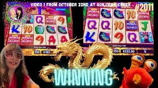 💰💃🏻🍀WINNING on#triplefortunedragonrising at Quilceda Creek on October 22nd #lasvegas #slots #bigwins