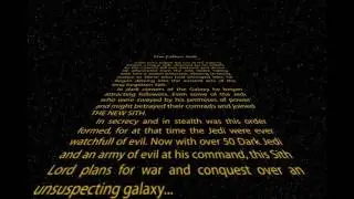 Fanfilm Opening Crawl