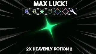 What I Got Using 2x Heavenly Potion 2 + MAX LUCK In SOL'S RNG