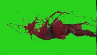 blood Footage - Green Screen HD