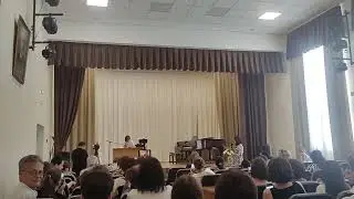 Юрий Башмет в школе им. Ю. А. Башмета, г. Нск,  2 июня, 2023 г.