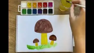 Как нарисовать ГРИБОЧЕК