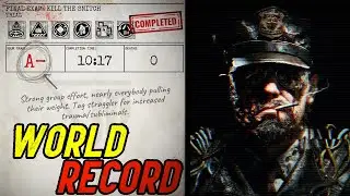 Outlast Trials Speedrun World Record (10:17) - FINAL EXAM: Kill The Snitch (A-)(No Damage)