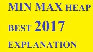 min max heap example | min max heap explanation | min max heap data structure