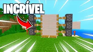 Porta 100% automática Fácil e rápido de fazer no MINECRAFT