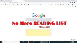 How To Remove Reading List From Chrome in 1 minute -  how to disable it in google chrome all devices