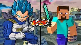 Dragon Ball Z: BT3 Crossover Legends v1.7.0 VEGETA SSB 🆚STEVE | RTX3080+R7800X3D💥PCSX2 PS² | 4K60FPS