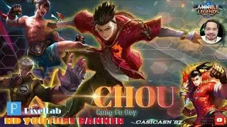 | Chou Kung Fu Boy | Banner | PixelLab Tutorial