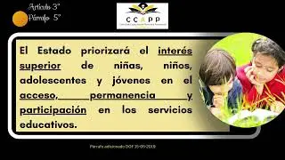 ARTÍCULO 3° PARRAFOS DEL 1 AL 6 Y CRITERIOS DE LA EDUCACIÓN