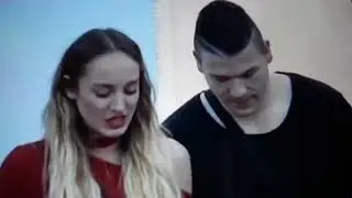 Draginja i Dusan poslali Luni cestitku