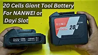 20 cell NANWEI or Dayi slot DIY Impact Wrench Battery