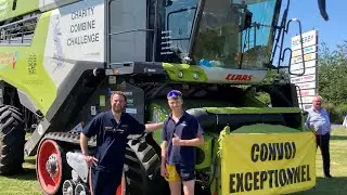 MEETING OLLY BLOGS & TEAM ON HIS CHARITY COMBINE CHALLENGE- North Cumbria Leg