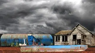 НАШЕЛ ЗАБРОШЕННЫЙ ФУРГОН И ПРИСТАНЬ В ДЕРЕВНЕ. ДЛЯ ЧЕГО ОНИ ЗДЕСЬ СТОЯТ?