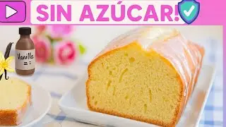 BIZCOCHO DE VAINILLA SÚPER JUGOSO SIN AZÚCAR 🌟 ¡Fácil y Saludable!