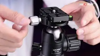 K&F Concept Carbon Fiber Tripod X324C4+BH-35 Instructions