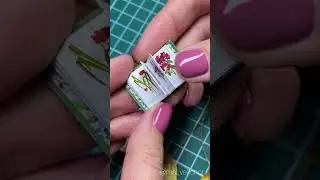 FREE template for miniature botanical art book🌹📚