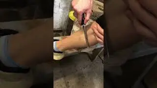 Бритвенная заточка якутского ножа