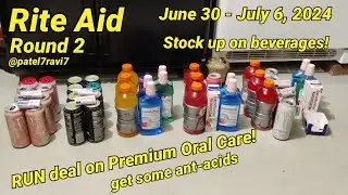 Ravi's Redemption Haul from Rite Aid - Much better day! - June 30 - July 6, 2024 - @patel7ravi7