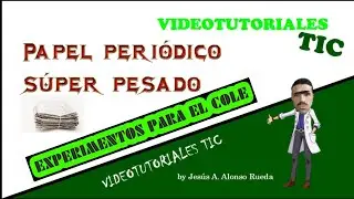 Experimento: El papel de periódico súper pesado