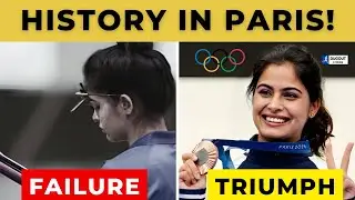 India’s Shooting Star : Manu Bhaker Bags BRONZE at #ParisOlympics2024 🥉🇮🇳