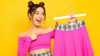 ¡CHICA NERD VS. POPULAR || Trucos para transformar ropa y convertirte en popular por 123 GO! GOLD