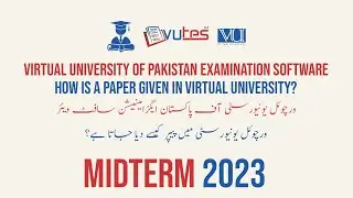 VU Exam Software Demo 2023 | Midterm Exam Demo 2023 | Midterm Paper 2023