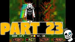 Undertale BLIND(Pacifist) Part 23: Asriel Dreemurr Fight