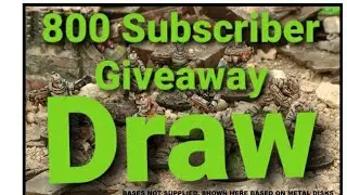 800 Subscribers Giveaway Draw