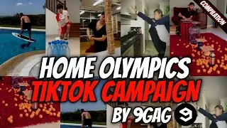 9gag HomeOlympics tiktok campaign compilation...