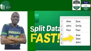 Excel Secrets: Split Data Instantly with Text to Columns!