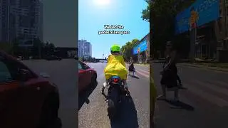 He LIKED riding behind us? 😅 Don’t worry, he won’t CATCH UP 😂 #bikelover #reaction #motoraidoeng