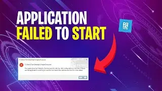 Application Failed to Start Because Side by Side Configuration is Incorrect | Side-By-Side Error FIX