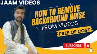 How to remove background noise from videos|Remove background Noise 2024