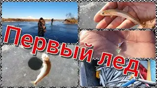 Первый лед 2019-20. Корюшка клюет !