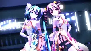 【MMD】KiLLER LADY Tda式 チャイナ テト ＆ ミク ( Tda Teto Miku )