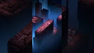 Lost in the City #blender3d #3d #art #animation #anime #cyberpunk #fyp #shorts