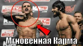 Поляк хотел ЗАПУГАТЬ Российского бойца, но что-то пошло не так