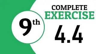 Exercise 4.4, Chapter 4, Algebraic EXPRESSION AND Algebraic FORMULAS, Class 9 Maths, GS Academy,