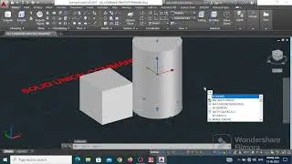 SOLID UNION COMMAND IN AUTOCAD 3D (HOW TO JOIN 3D OBJECT IN AUTOCAD 3D 