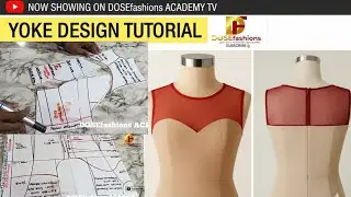 How to Draft a Bustier with Yoke | Neckline Styleline Pattern Tutorial | Dart Manipulation Ep. 5