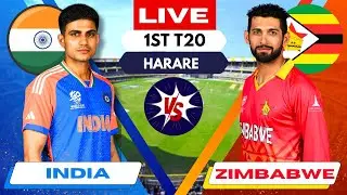🔴 Live: India vs Zimbabwe 1st T20 match, Live Match Score & Commentary | IND vs ZIM Live match Today