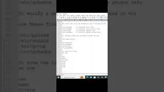 /etc file details | UserAdministration05 | Linux | /etc/passwd   /etc/shadow /etc/group /etc/gshadow