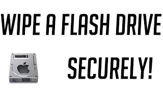 How To Securely Erase A Jump Drive or Flash Drive in OSX