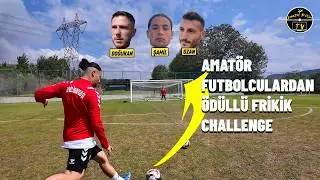 Free Kick Challenge from Amateur Footballers