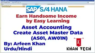 How to post SAP-AA: Create Asset Master Data (AS01) (Urdu/Hindi)