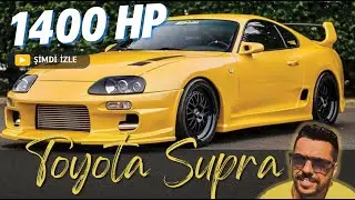 1.400 HP TOYOTA SUPRA vs WATERMELON! | SLAPPED THE BIKE ON HIGHWAY