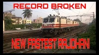 NEW FASTEST RAJDHANI EXPRESS WITH TWO ENGINES